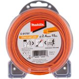 Makita E-01797 Klaverbladvormig maaidraad 2,4x15 meter oranje