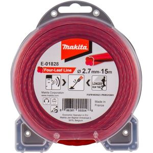 Makita Accessoires Maaidraad 2,7x15mtr rood - E-01828 - E-01828