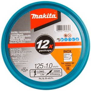 Makita doorslijpschijf RVS 12 stuks E-03040-12