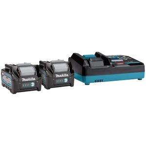 Makita 191J81-6 40v XGT Li-ion accu starterset (2x 2.5Ah) + lader in Mbox