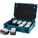 Makita - 839742-7 - Kofferinzet - Voor 8x Accu BL1850B - Mbox1