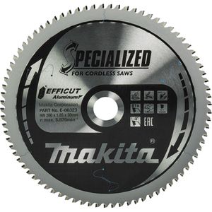Makita E-06323 Cirkelzaagblad 260 x 30 x 1.85 mm Aantal tanden: 81 1 stuk(s)