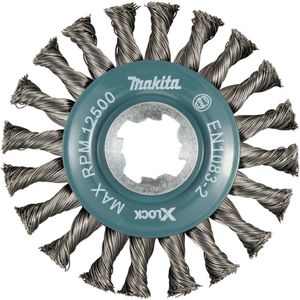 Makita Rondborstel 115mm - Staal - X-LOCK