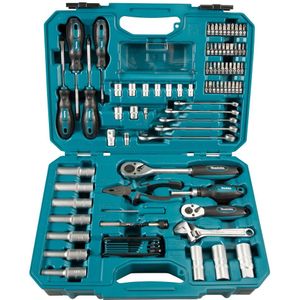 Makita E-08458 Handgereedschapset 87-delig In kunststof koffer