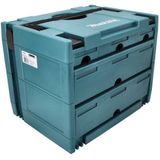 Makita - Makstor - Gereedschapskoffer - Transparant - Kunststof - Met 10 Partities
