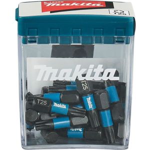 Makita X Impact Black Slagschroefbit T25x25mm (25 Stuks)