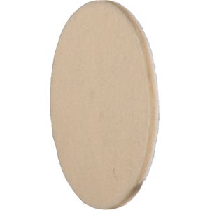 Makita Viltschijf - 125mm - Wit - Velcro