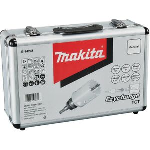 Makita E-14261 Gatzaagset hout/metaal/steen in Koffer - 8-delig