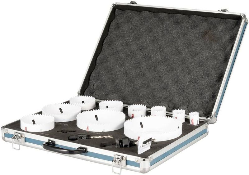 Makita - D-75764 - Gatenzaagset - 13-delig - Ø 22-127 mm - Inclusief Adapters