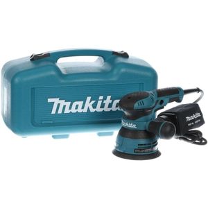 Makita Bo5041k Excentrische Schuurmachine In Koffer - 300w - 125mm - Variabel Per Stuk