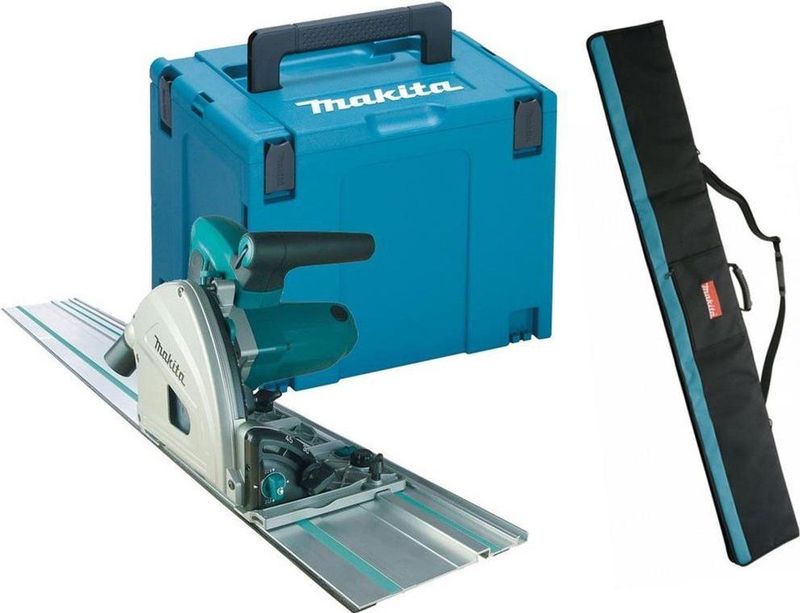 Makita SP6000J1X Invalzaag Incl. Geleiderail En Foudraal - 1300W - 165mm