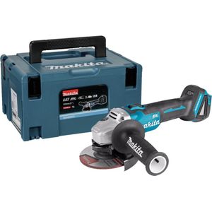 Makita DGA504ZJ Accu Haakse Slijper 125mm 18V Basic Body in Mbox