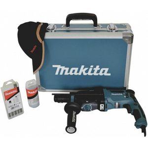 Makita HR2631FT13 SDS-plus Combihamer Incl. Snelspanboorkop In Koffer - 800W - 2,4J