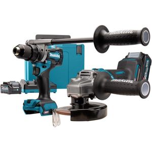 Makita DK0124G201 | Combiset | DF001G Accuboormachine | GA005 Slijper | 40V | 4.0Ah Li-Ion | Mbox - DK0124G201