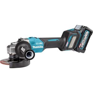 Makita GA023GM201 | 40 V Max | Haakse slijper | AWS 125 mm | 4,0 Ah accu | Mbox