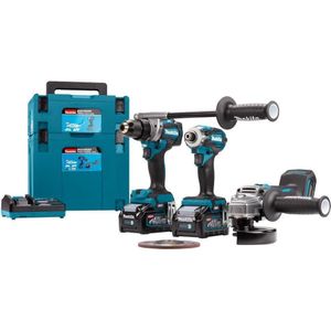 Makita DK0125G301 Accu Combiset 40V - DF001G Accuboormachine + GA005 Slijper + TD001G in Mbox - DK0125G301