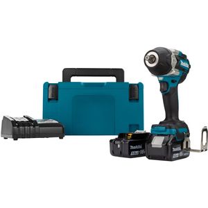 Makita DTW700RTJ 18V Li-Ion Accu Slagmoersleutel Set (2x 5.0Ah Accu) In Mbox - 700 Nm - 1/2" - Koolborstelloos