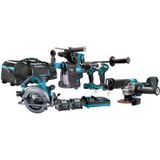 Makita DK0128G601 | Combiset | 40 V Max | 4,0 Ah | TD001G | DF001G | JR001G | GA005 | | HR002GZ05 | HS003G | in tas - DK0128G601