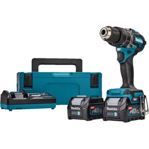 Makita HP002GD201 | 40V Max Klopboor-/schroefmachine | 2,5 Ah accu (2 st) + snellader | in Mbox - HP002GD201