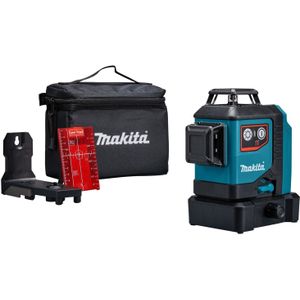 Makita SK700D 12V Max Li-Ion Accu Zelfnivellerende 3x360° Kruislijnlaser Body In Tas - 25m - Rood