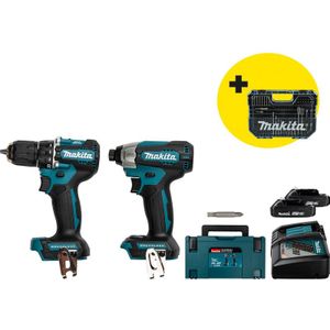 Makita DLX2423AJ Accu Combiset 2-delig (DDF487 + DTD157) 18V 2.0 Ah in Mbox