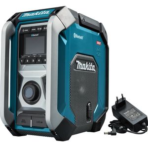 Makita MR006GZ XGT 40V Max Li-Ion Accu Bouwradio - FM/AM - Bluetooth - Werkt Op Netstroom & Accu