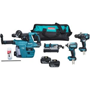 Makita DLX3154TX1 Accu Combiset 3-delig 18V 5.0Ah in Tas