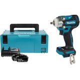 Makita DTW302RTJ | Accu Slagmoersleutel | 18 V | 2 x 5,0 Ah accu + snellader | In Mbox