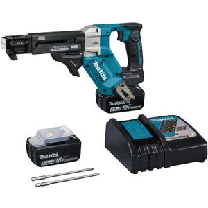 Makita DFR452RTJ | 18 V | Schroefautomaat | 20-41 mm | 5,0 Ah accu (2 st) | snellader in Mbox DFR452RTJ