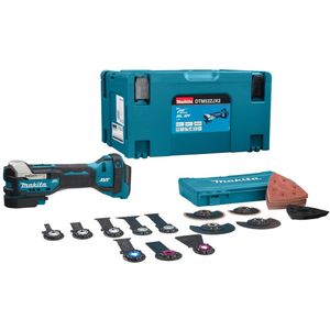 Makita DTM52ZJX2 Accu Multitool met Accessoires 18V Basic Body in Mbox