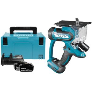 Makita DSD180RTJ 18V Li-ion Accu Gipszaag Set (2x 5.0 Ah) In Mbox