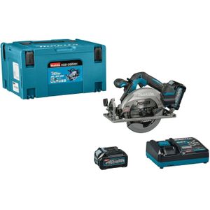 Makita HS012GD201 accu-handcirkelzaag 57 mm 40 V max. / 2,5 Ah, 2 accu's + oplader