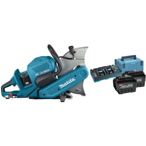 Makita CE001GL204 | XGT 2x40V Max Doorslijper | 355 mm | 8,0 Ah (2 st) | duo snellader | in doos/Mbox CE001GL204