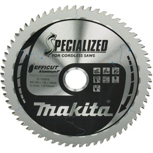 Makita Cirkelzaagblad voor Aluminium | Specialized | Ø 216mm Asgat 30mm 63T - E-16916