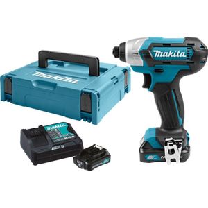 MAKITA TD110DSAJ 10,8V Li-Ion Accu Slag-/schroevendraaier Set In Mbox (2x 2,0Ah Accu) - 110Nm