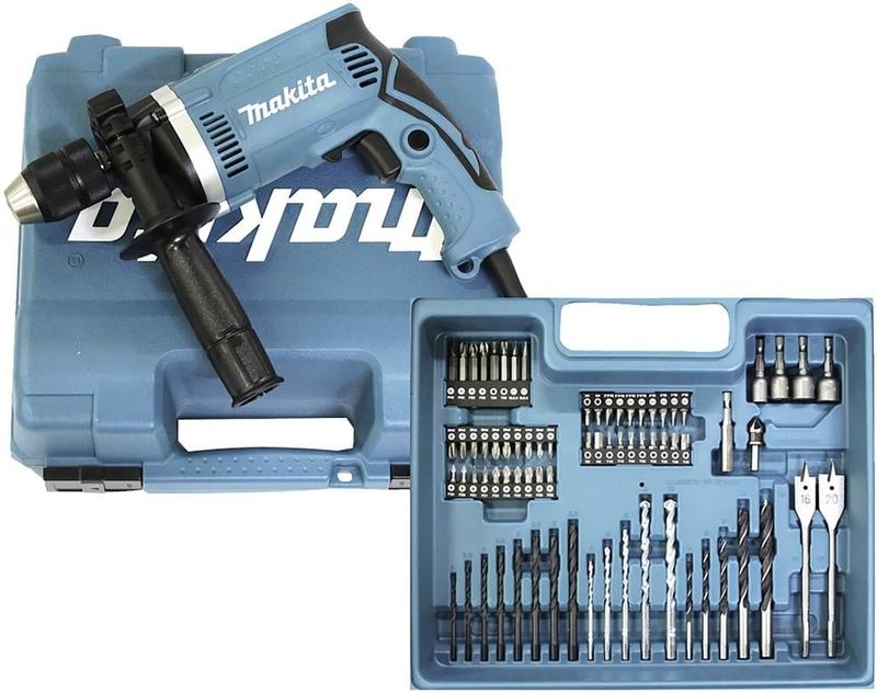 Klopboormachine Makita Hp1631Kx3 710 W Incl. Accessoires Incl. Koffer