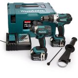 Makita DLX2145TJ Combiset | DHP458 Accu klopboormachine + DTD152 accu slagschroevendraaier | 18v 5.0Ah Li-ion