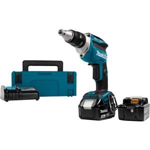 Makita Accu-snelbouwschroevendraaier 18 V/5,0 Ah, 1 stuk, turquoise/zwart, DFS452RTJ