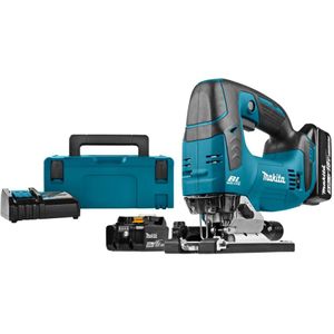 Makita DJV182RTJ 18V Li-Ion Accu Decoupeerzaag Set (2x 5.0Ah Accu) In Mbox - D-greep - Variabel - Koolborstelloos