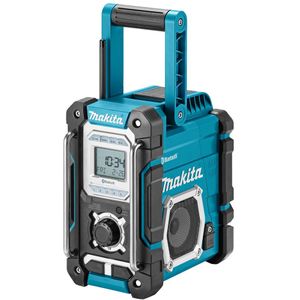Makita DMR 108 (AM, FM, Bluetooth), Radio, Blauw, Zwart
