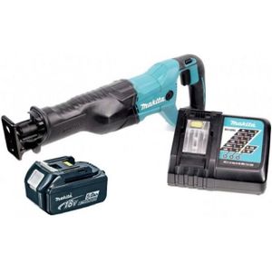 Makita DJR186RT 18V Li-Ion Accu Reciprozaag Set (1x 5.0Ah Accu) In Koffer - Snelwissel - Variabel