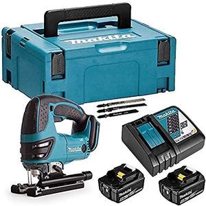 Makita DJV180RTJ 18V Li-Ion Accu decoupeerzaag set (2x 5.0Ah accu) in Mbox - D-greep - variabel