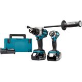 Makita DLX2176TJ Accu Combiset 2-delig (DHP481  DTD154) 18V 5.0Ah in Mbox