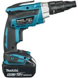 Makita DFS251RTJ 18v Schroevendraaier 5,0 Ah accu (2 st), snellader, Mbox