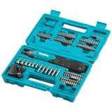 Makita DF001DW DF001DW Accu-staafschroevendraaier, Accu-knikschroefmachine 3.6 V 1.5 Ah Li-ion Incl. accu, Incl. lader, Incl. accessoires, Incl. koffer