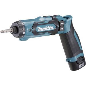 Makita 7.2v driver drill pen li-ion - with 2x1.5ah charger and sui