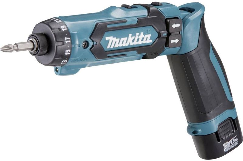 Makita DF012DSE - Accu Boor-Schroefmachine Set - 7,2V - 2x 1,5Ah Accu in Koffer