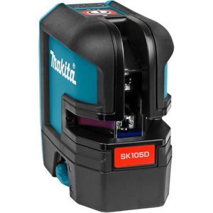 Makita SK105DZ Kruislijn laser rood Zonder accu's en lader, in doos met tas - SK105DZ