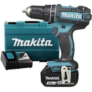Makita DHP482RF 18V (Klop)/boor-schroefmachine 3.0Ah - geleverd met 1 accu