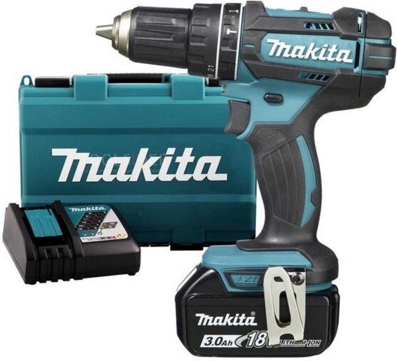 Makita DHP482RF Klopboor-Schroefmachine 18V - 3.0Ah - 1 Accu